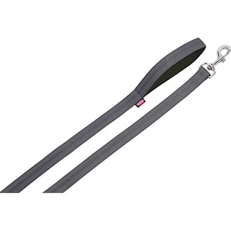 Nobby Leine Soft Grip, dunkelgrau / schwarz L: 120 cm, B: 25 mm, 1 Stück