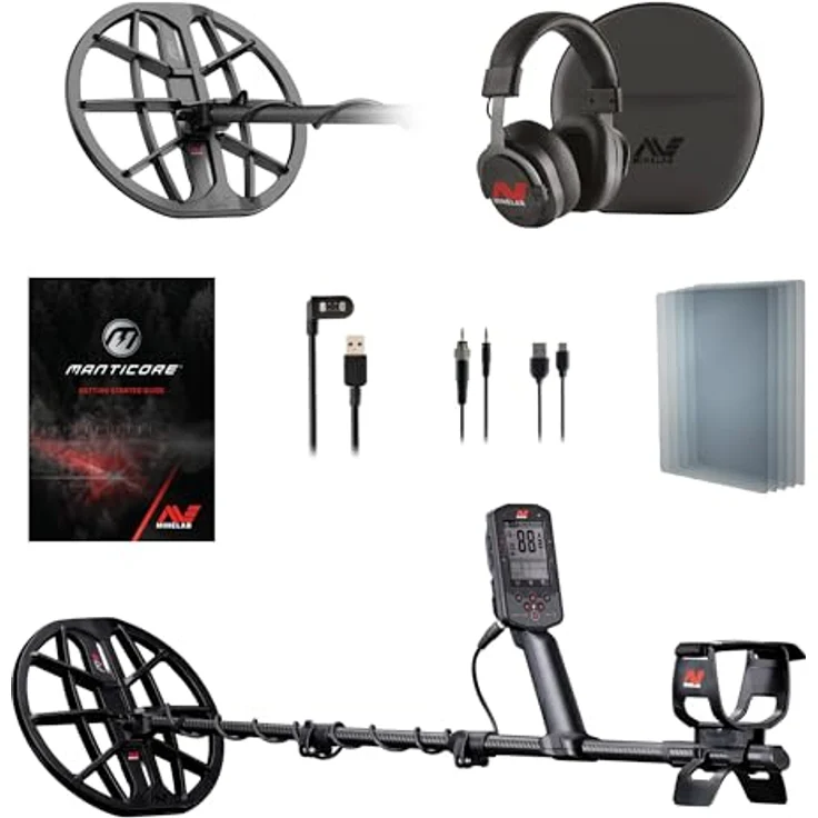 Minelab Metalldetektor Manticore, Multifrequenz, 2D Anzeige, Profi Detektor – Bild 5
