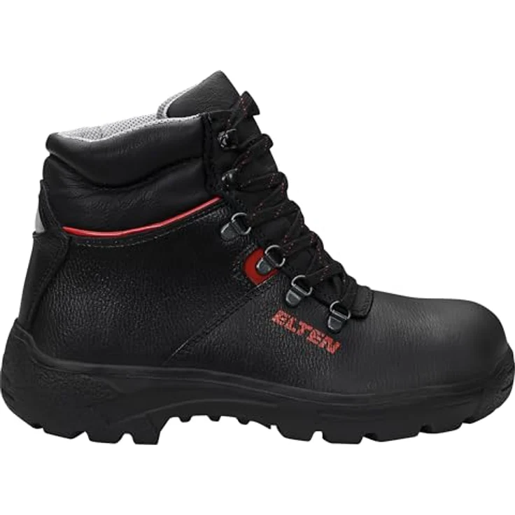 ELTEN® unisex S3 Sicherheitsstiefel "RENZO Mid ESD", schwarz, mit Stahlkappe, durchtrittsicher und rutschhemmend, Größe 48 – Bild 3