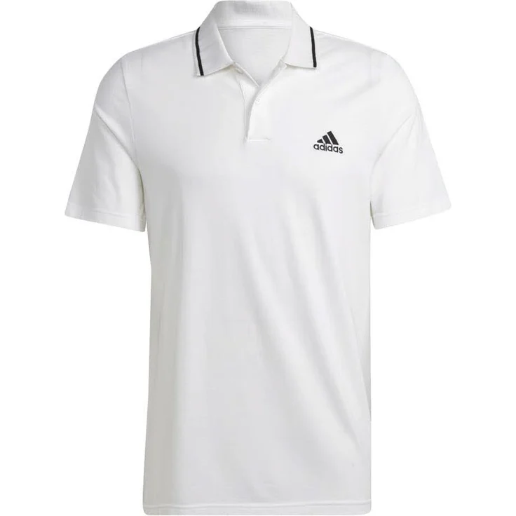 adidas Performance Poloshirt M SL PQ PS, atmungsaktives Pikee aus 100% Baumwolle, schwarz – Bild 1