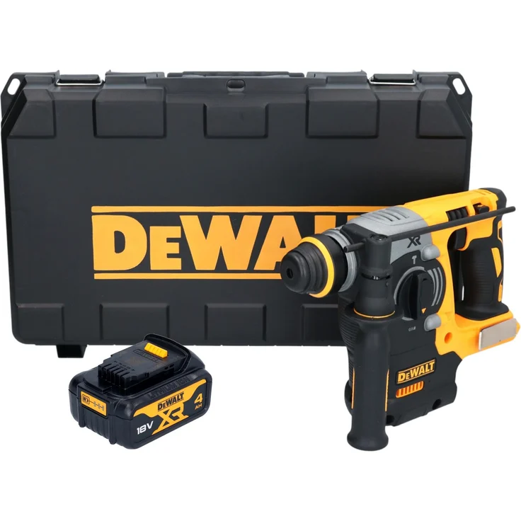 DeWalt DCH 273 NT Akku Kombihammer 18 V, 2,1 J SDS Plus, bürstenloser Motor, 1x 4,0 Ah Akku, Koffer, ohne Ladegerät