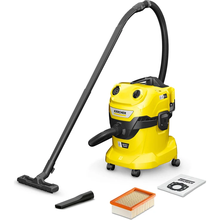 KÄRCHER Nass-Trocken-Sauger WD 4-18 Dual V-20/22, 36-V-Motor, 20 l Kunststoffbehälter – Bild 1