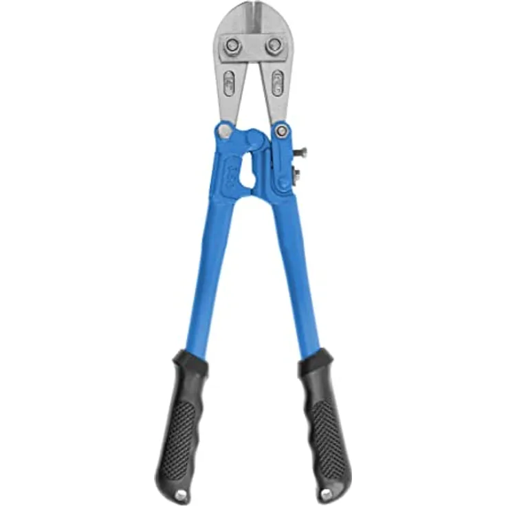 Högert Technik - Bolzenschneider Stangenschere 450mm - Professionelle Kompakt Bolzenschere - Extra gehärtete Schnittkanten – Hochwertiger Chrom-Molybdän-Stahl