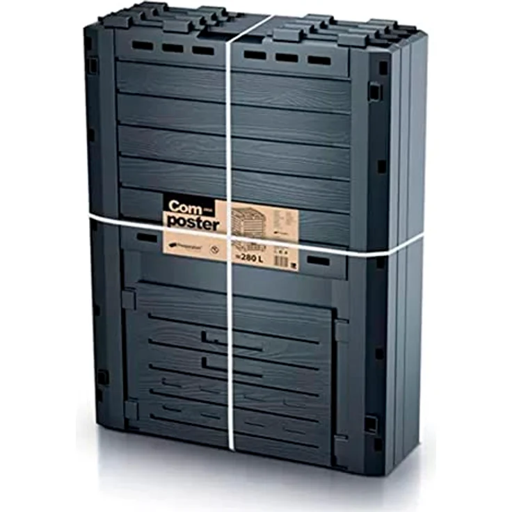Planta de compostaje COMPOGREEN WOODY 280L., dimensiones (mm) 596x600x1000, color Antracita – Bild 5