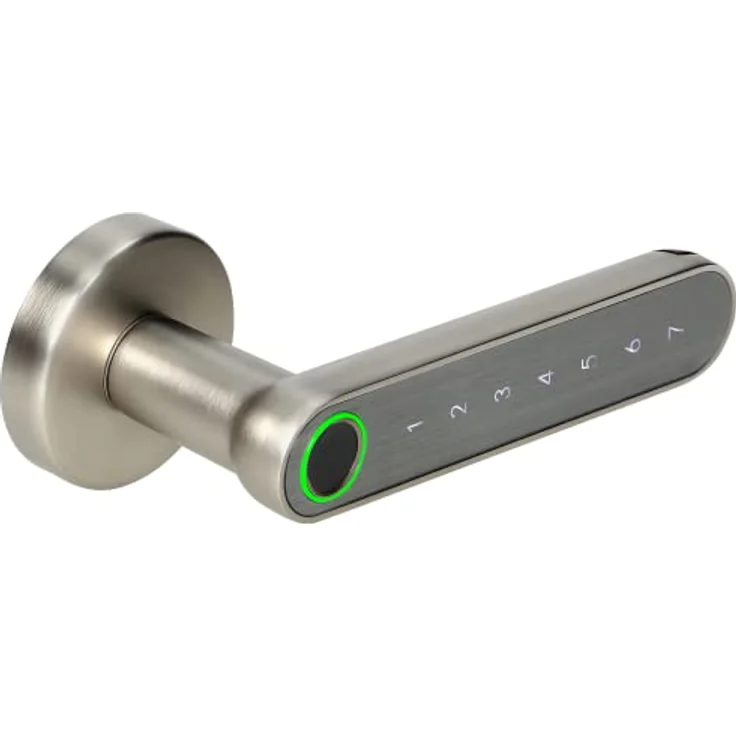 Orno ZS-853, Intelligentes Schloss mit Touch-Tastatur, Bluetooth 4.0 und Fingerabdruckleser, schlüssellose Türöffnung, symmetrisch für rechts und links – Bild 5