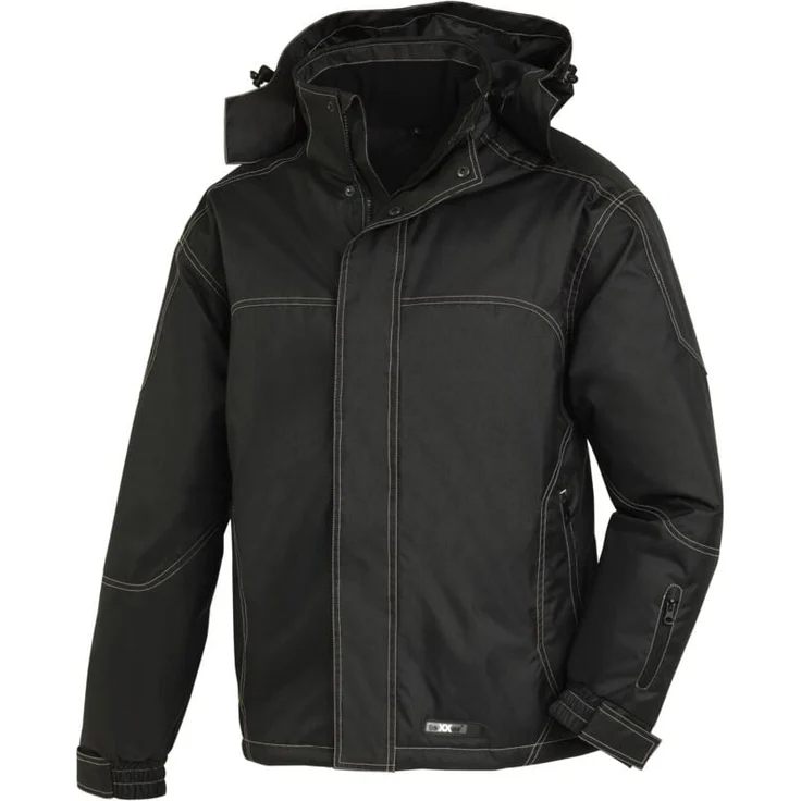 TRIZERATOP teXXor® Winter-Jacke ASPEN, wind- und wasserdicht mit wärmendem Steppfutter, schwarz