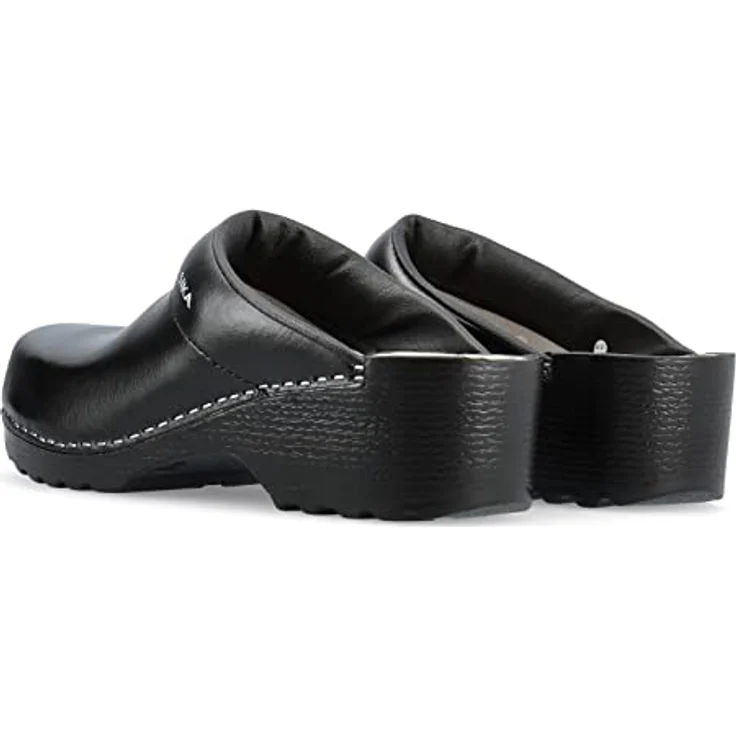 Sika Schuh Traditionell Clog, robuster Arbeitsschuh aus Permair® Leder, schwarz, Größe 41 – Bild 7