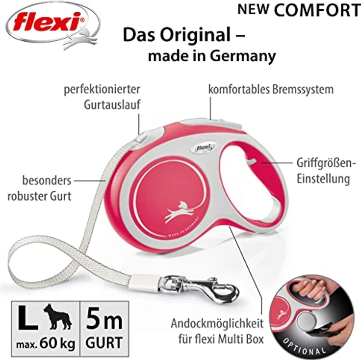 flexi Rollleine New Comfort - L - 5, mehrfarbig – Bild 2