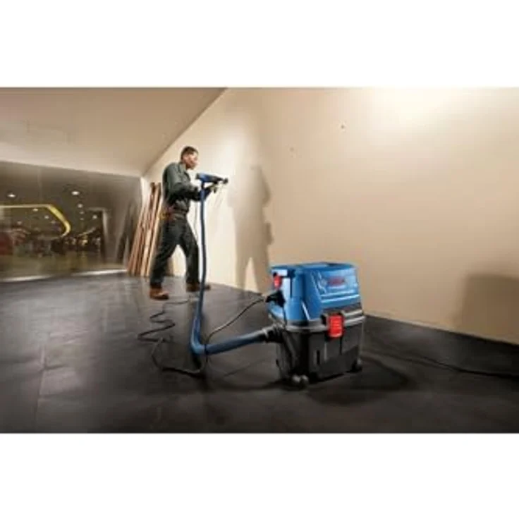 Bosch Professional Nass- und Trockensauger, 1100 W, 270 mbar, 53 l-s, GAS 15 PS beutellos 10 Liter – Bild 3