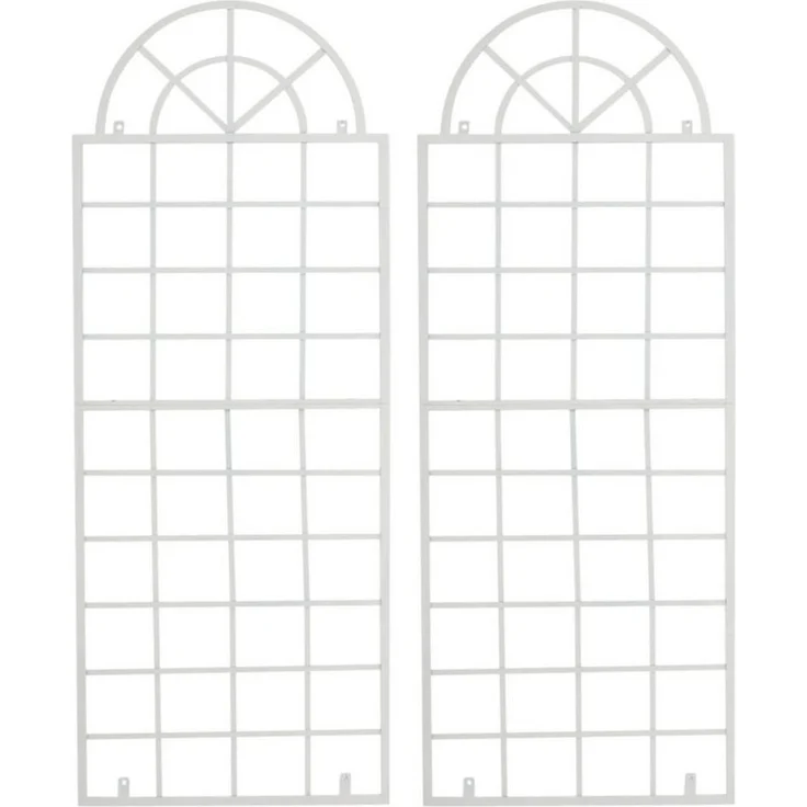 CLP Rankhilfe Viva, 2 St., 2er Set, aus Eisen zur Wandbefestigung, antike Patina, 180 cm x 70 cm – Bild 1