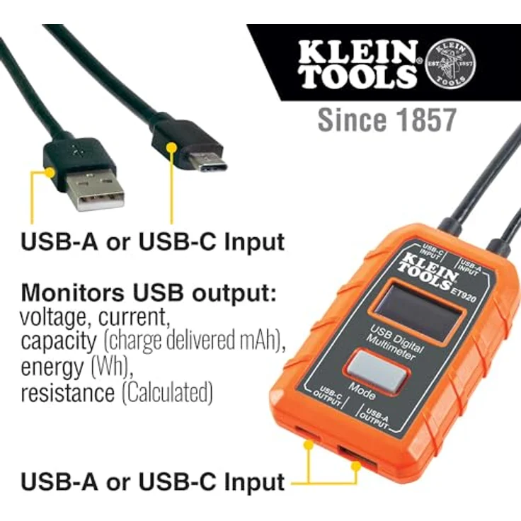 Klein Tools ET920 USB Multimeter – Bild 3