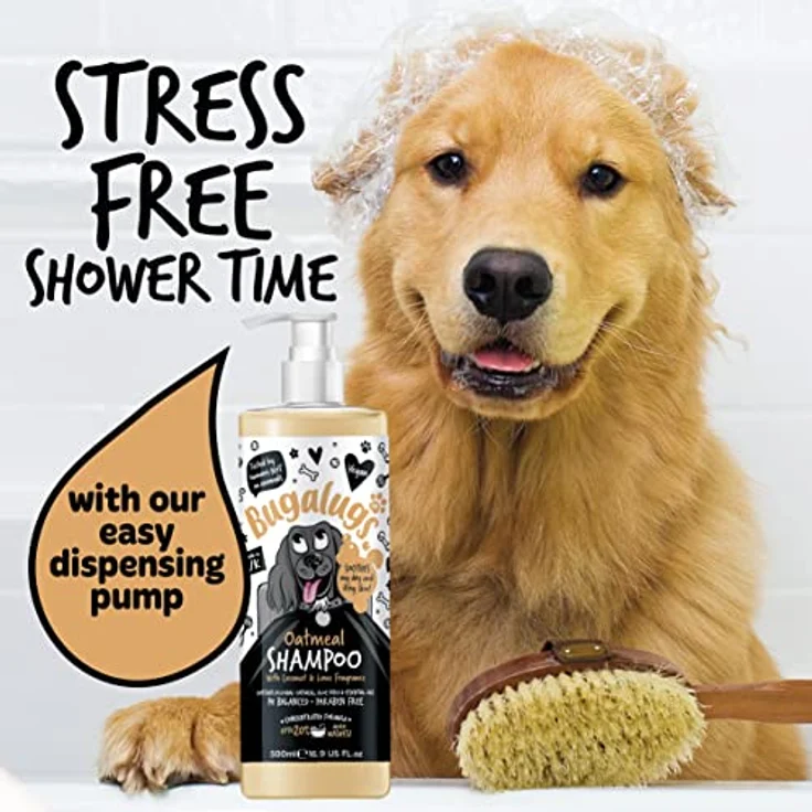 Bugalugs Hundeshampoo Oatmeal, pH-neutrales veganes Tiershampoo für Hunde, 500 ml, beruhigt trockene Haut, Lake District – Bild 6