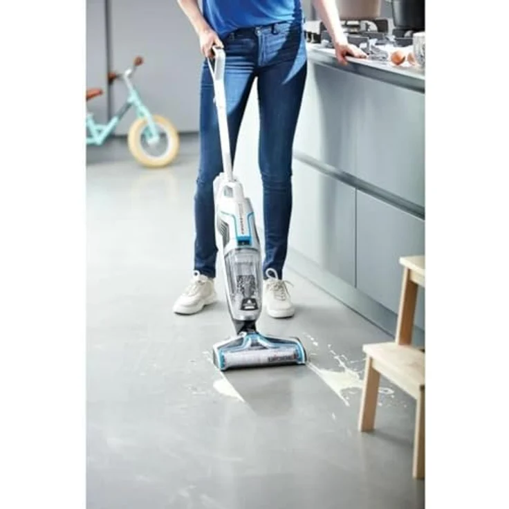 Bissell Nass-Trocken-Akkusauger CrossWave Cordless Waschsauger 3in1 + Multi Reinigungslösung 2582Q, Cordless Pro mit DualTank-Technologie, 30% bessere Kantenreinigung – Bild 4