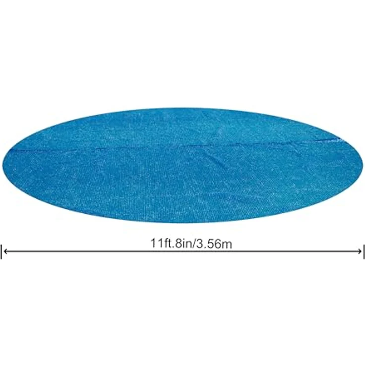 Bestway PE-Solarabdeckplane Ø 356 cm, blau, rund – Bild 3