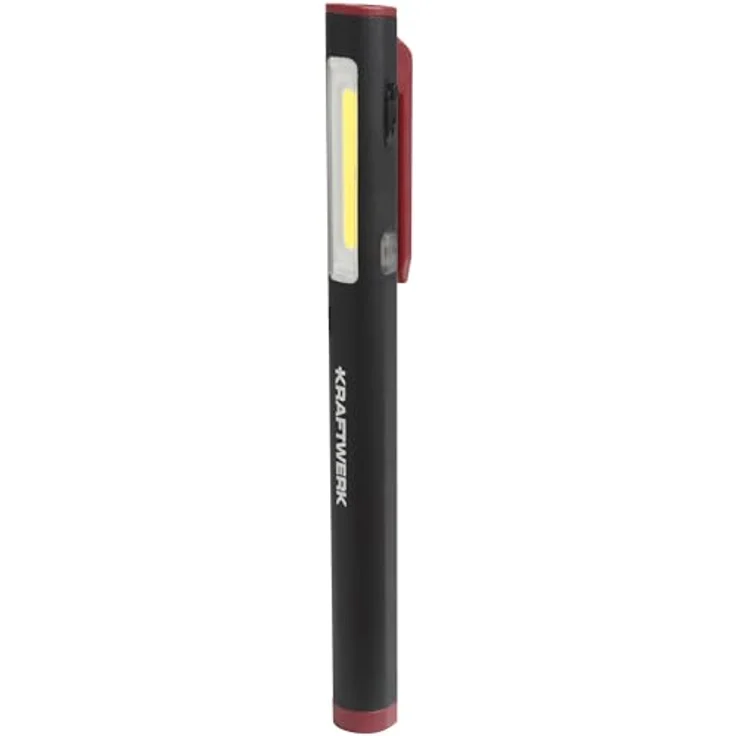 KRAFTWERK LED Stiftlampe 703.000.000, Pen Light mit 2 Magneten, Halte-Clip, schlag- und stoßfest nach IK07, 300 Lumen, 5 Stunden Betriebszeit – Bild 2