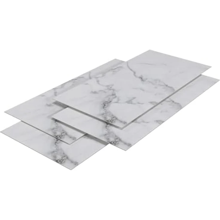 Neu.Haus Duschkabine + Duschwand Lumparland, 4-teiliges Set mit Natursteinoptik, 60 cm x 120 cm, wasser- und UV-beständig, kürzbar – Bild 5