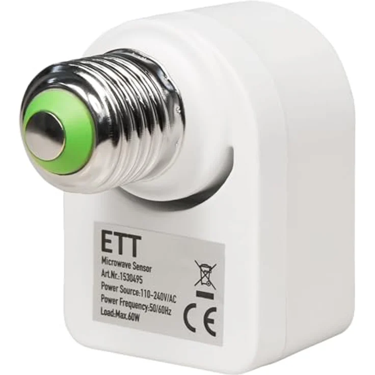 McShine - HF-Mikrowellen-Bewegungsmelder mit E27 Fassung | LX751 | 230V, 60W – Bild 4