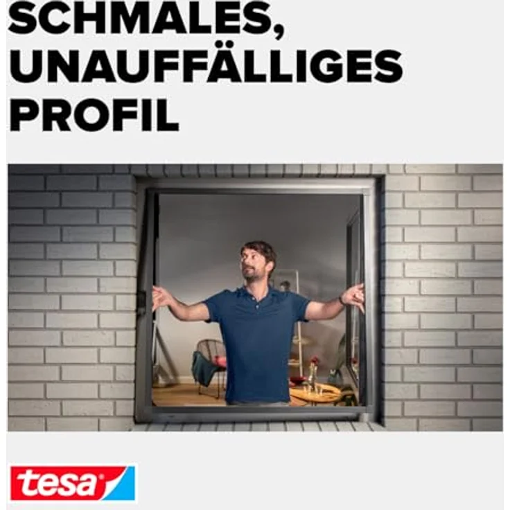 Tesa Falt 55214-01-00 Fliegengitter Anthrazit 1St. – Bild 6