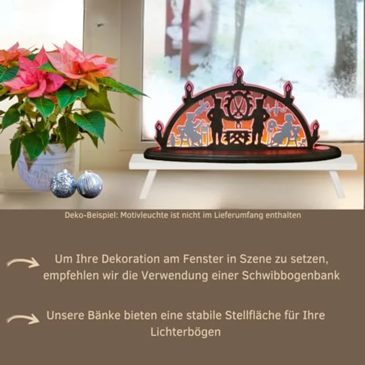 Weigla Fensterbank 45cm. schmal. weiß – Bild 4