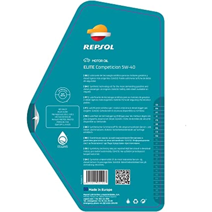 Repsol Motoröl für Autos, Elite Competicion 5W40, 5L – Bild 3