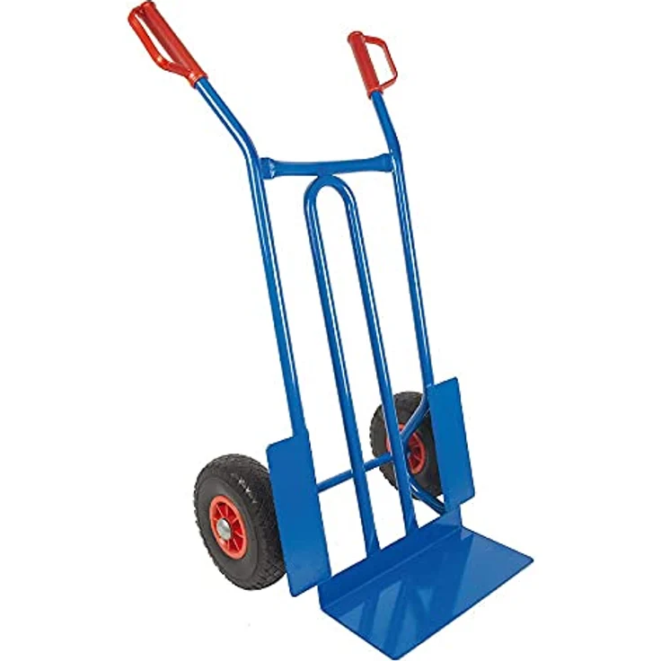 TRESTLES S01 blau Profi Sackkarre Transportkarre Stapelkarre 250 kg PU Rad – Bild 2