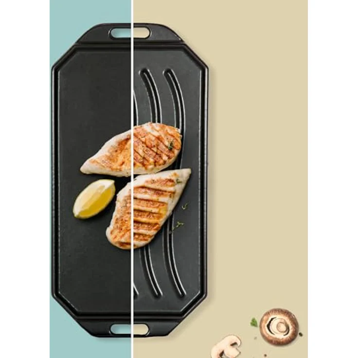COZZE Gusseisenpfanne mit Holztablett, klein – Bild 2