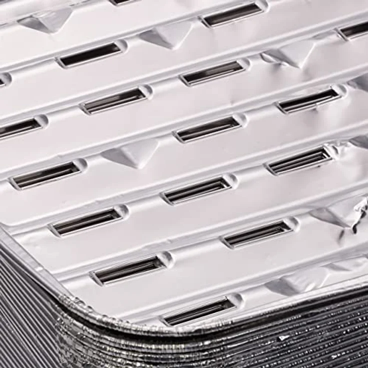 relaxdays Grillschale Alu im 25er Set, Aluminium, Hitzebeständig bis 260 °C, für Grill und Ofen geeignet – Bild 7
