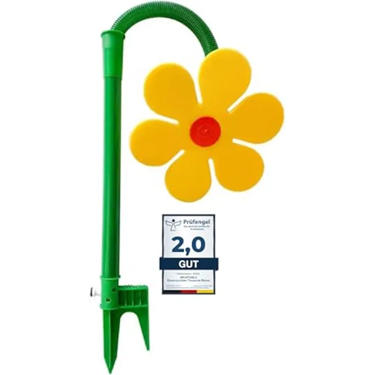 NEUSTANLO | Rasensprinkler Tanzende Blume | Bewässerung Sprenger beweglich | 1er Pack | farblich Sortiert | ca. 105 cm | 2-6 m Reichweite