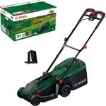 Bosch Akku-Rasenmäher Rotak18V-32 Solo, 32 cm Schnittbreite, 5-stufige Schnitthöhenverstellung, mit Mulchkit