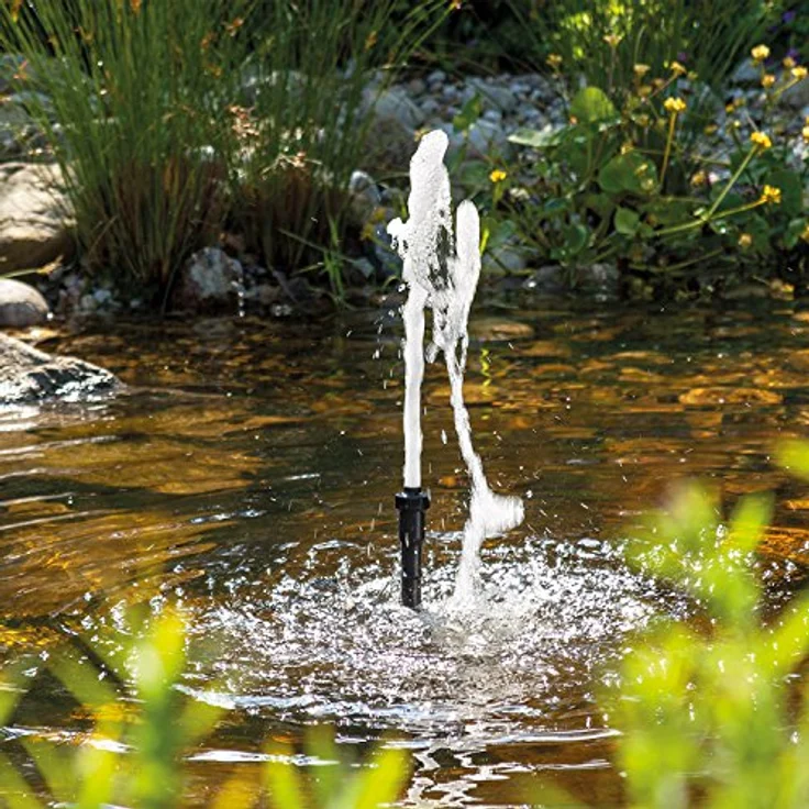 Esotec Solar Teichpumpe 25 Watt Solarmodul 1250 l/h Förderleistung 1,6 m Förderhöhe Professional Komplettset Springbrunnen Gartenteich (101915) – Bild 4