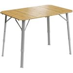 Dometic GO Compact Camp Table Bamboo, leichter Gartentisch aus Bambus, faltbar und kompakt