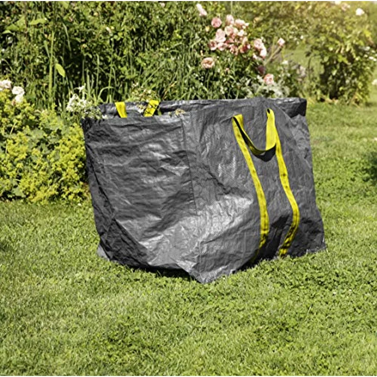 Windhager Gartenbag Cubus XL, Gartensack, Abfallsack, Laubsack Garten, Kompostsack, besonders robust und reißfest, 250L, 60 x 60 x 70cm, 150g/m², 07086 – Bild 4