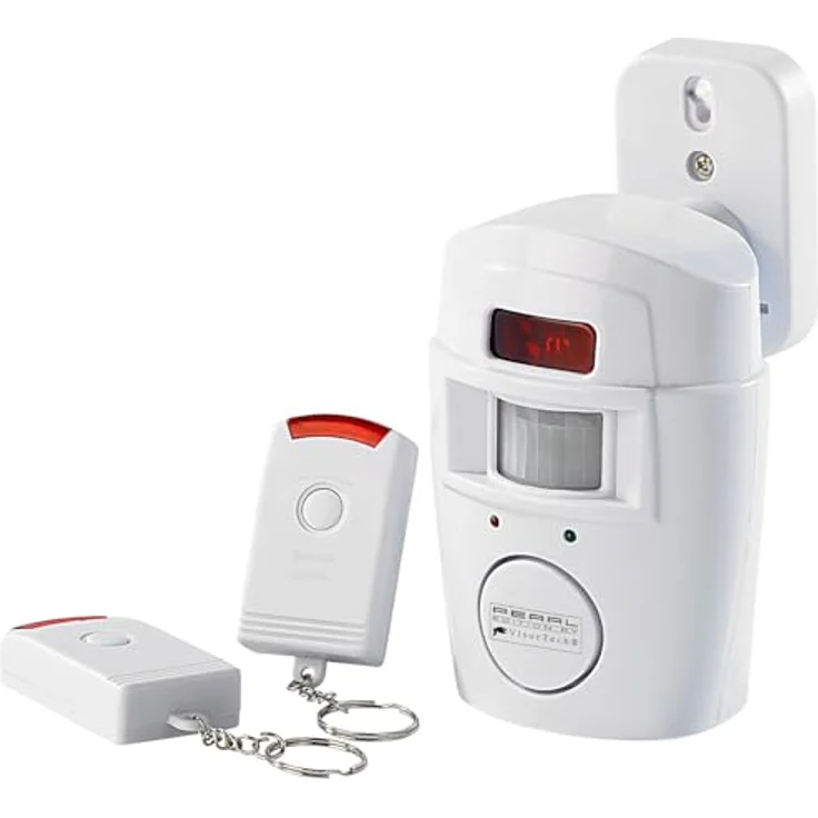 VisorTech Bewegungsmelder mit Ton: Hausalarm mit PIR-Bewegungsmelder und 2 Fernbedienungen (Bewegungsmelder mit Alarmfunktion) – Bild 2