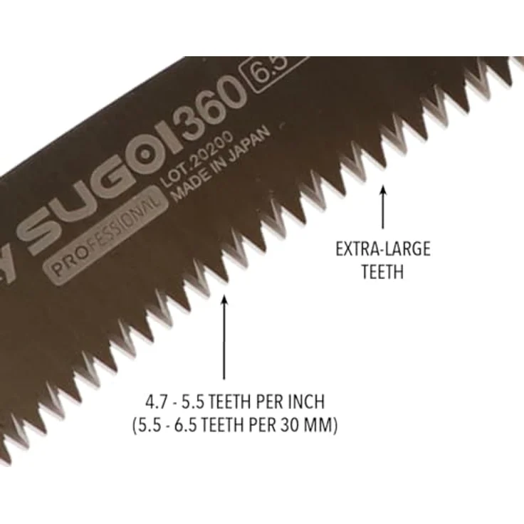 Silky Ersatzblatt für Silky Baumsäge Sugoi 360mm (nachschärfbar) – Bild 4