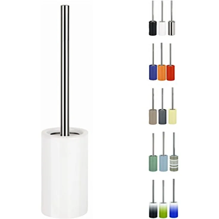 Spirella "Tube WC Bürste Toilettenbürste Klobürste WC Garnitur aus Porzellan Weiß