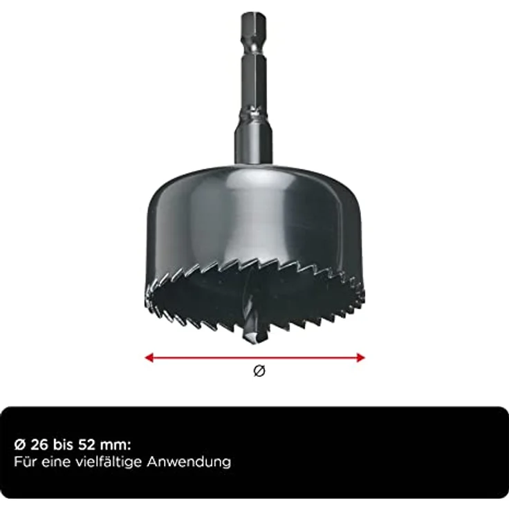 KWB Lochsägensatz, 4-tlg., mit Akku-Aufnahmeschaft - 497900 – Bild 4