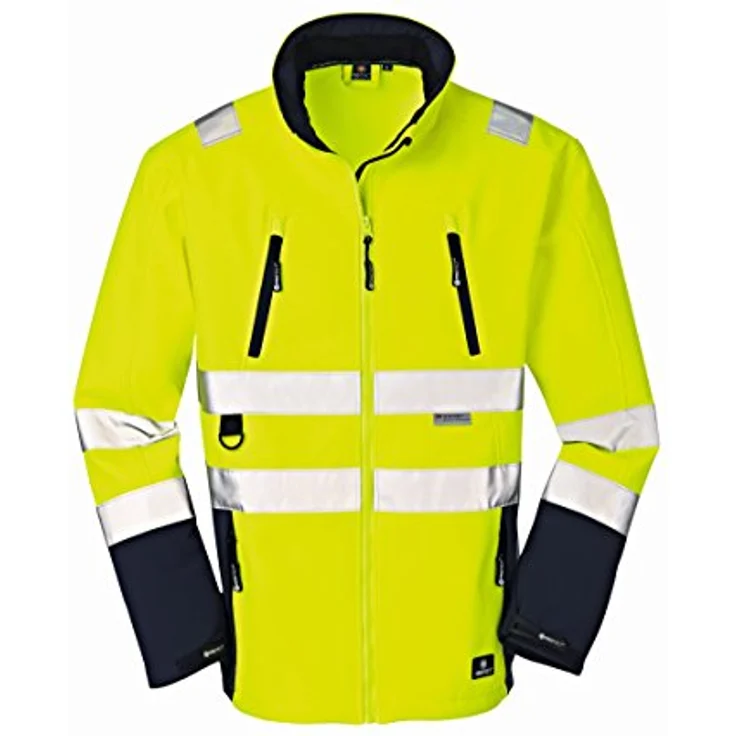 4Protect 20-003476-M 4 Protect Warnschutz Softshelljacke PITTSBURGH 3476 Wetterschutzjacke M, gelb-blau, M – Bild 2