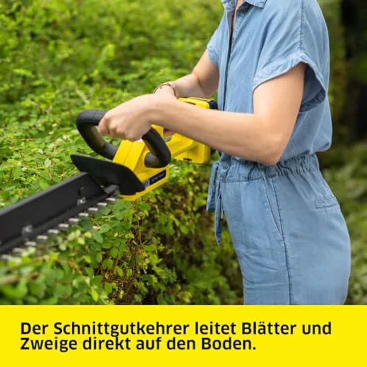 Kärcher HGE 3-18, Akku-Heckenschere mit 18 V, 50 cm Schnittlänge, drehbarem Griff und Sägefunktion – Bild 6