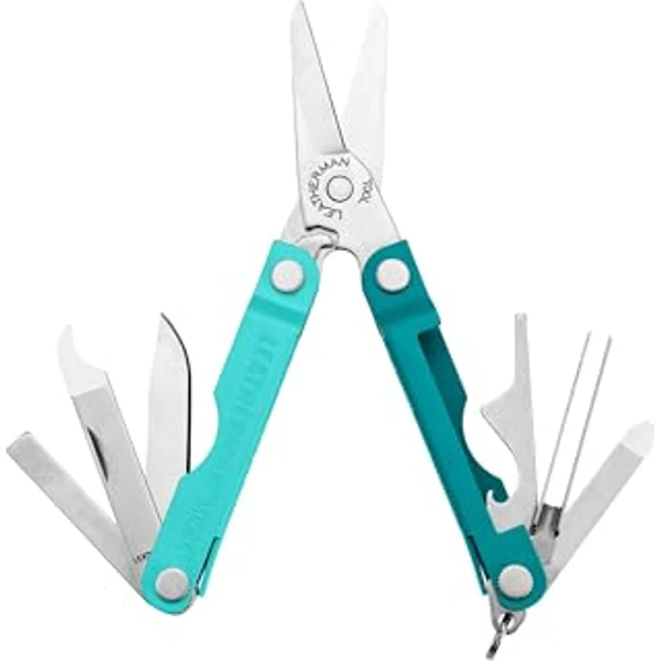 Leatherman Micra, Parakeet, Multitool mit 10 Funktionen, leicht und kompakt, Edelstahl, Schlüsselringbefestigung – Bild 1