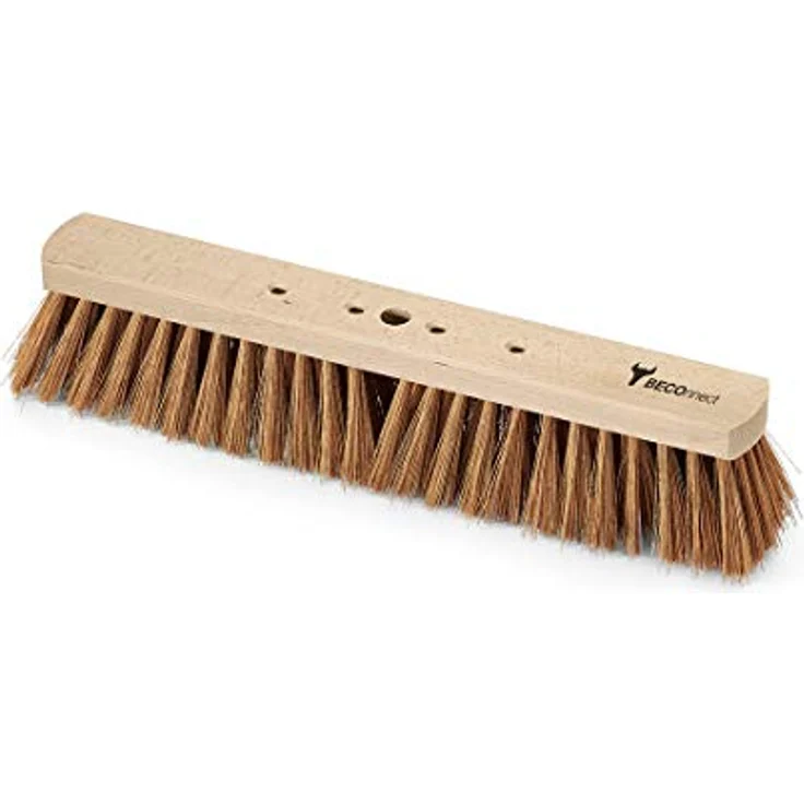 Nölle Profi Brush Straßenbesen BECOnnect, Poly-Kokos Borsten, Buchenholz-Körper für feinen und groben Schmutz – Bild 2