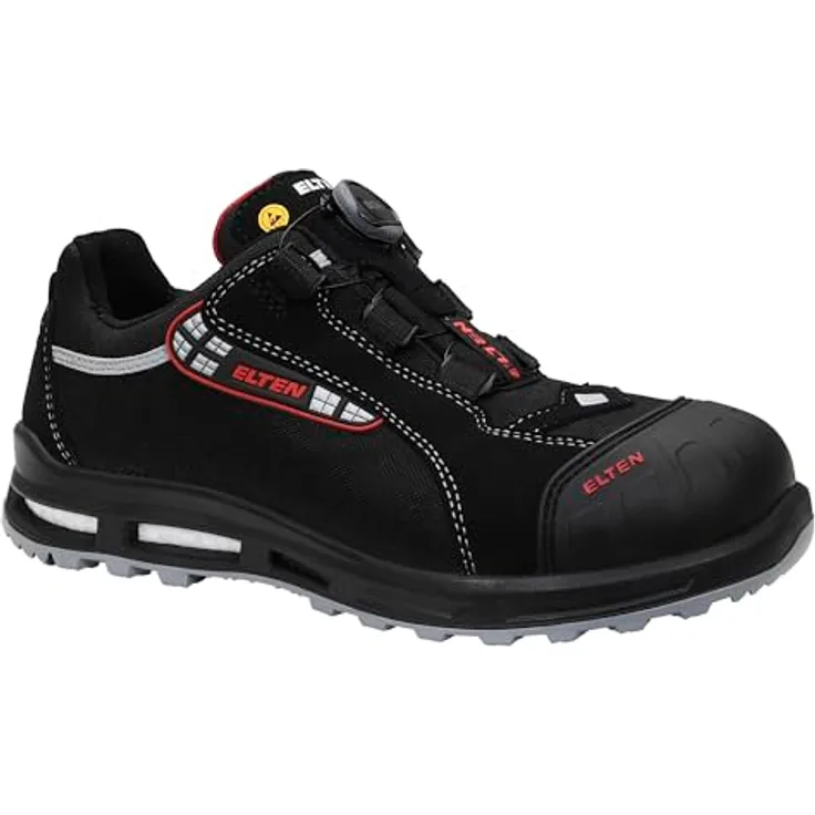 ELTEN SENEX XXT Pro BOA® ESD S3S Sicherheitsschuh, Hydrophobierte Mikrofaser/CORDURA, Schwarz