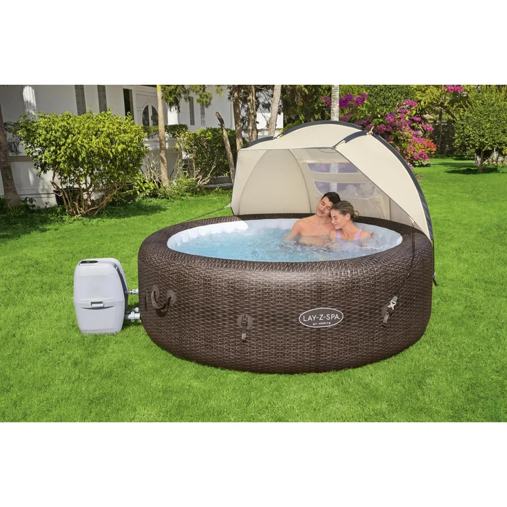 Bestway LAY-Z-SPA Xtras Sonnenschutzdach 183 x 94 x109 cm – Bild 4