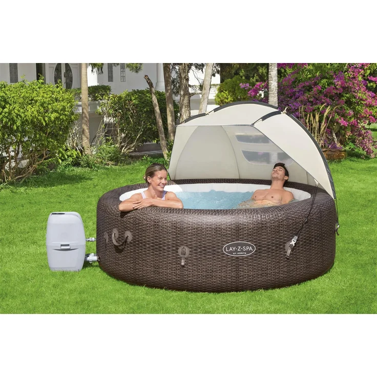 Bestway LAY-Z-SPA Xtras Sonnenschutzdach 183 x 94 x109 cm – Bild 2