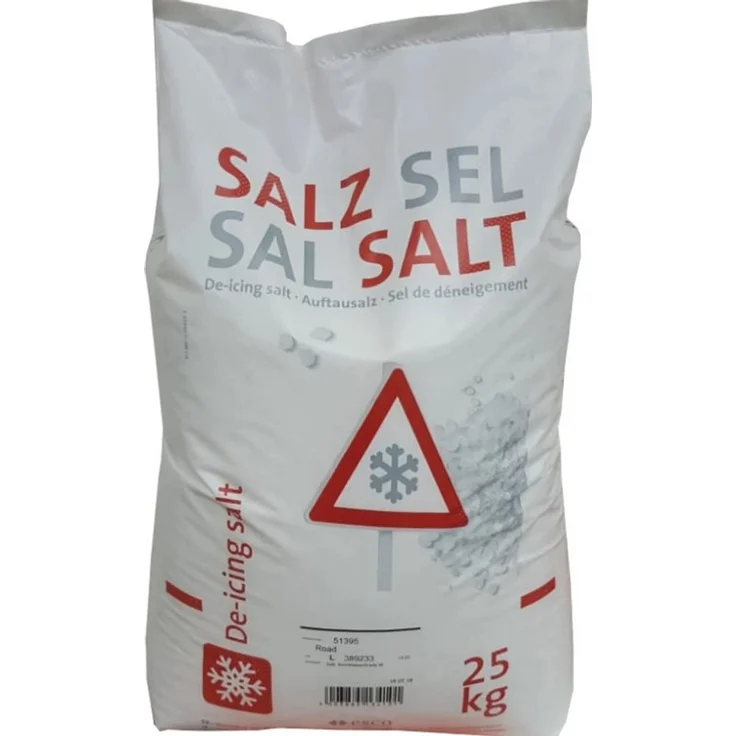 Esco Streusalz Premium 25 kg Sack, sicheres Entfernen von Schnee und Eis – Bild 1