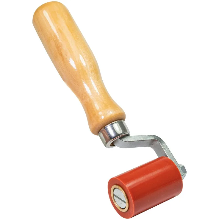 Profi Andrückrolle 45 mm Silikon Andrückwalze Andrück Rolle Folie Dachdecker