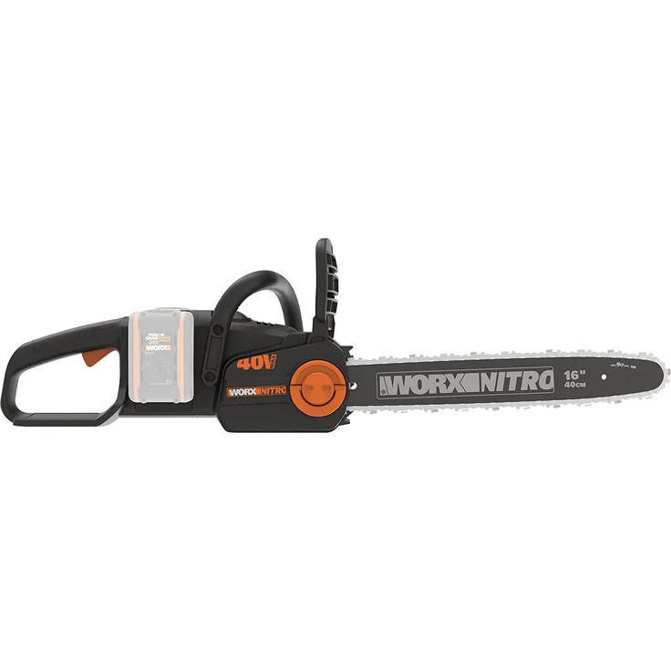 WORX NITRO 40V Akku-Kettensäge WG385E.9 ohne Akku und Ladegerät, 40 cm Schwertlänge – Bild 2