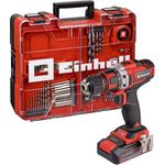 Einhell Akku-Bohrschrauber-Set TE-CD 18 18 V 2 Gang 40 Li +69 1x2,5 Ah Power X-Change PXC Li-Ion