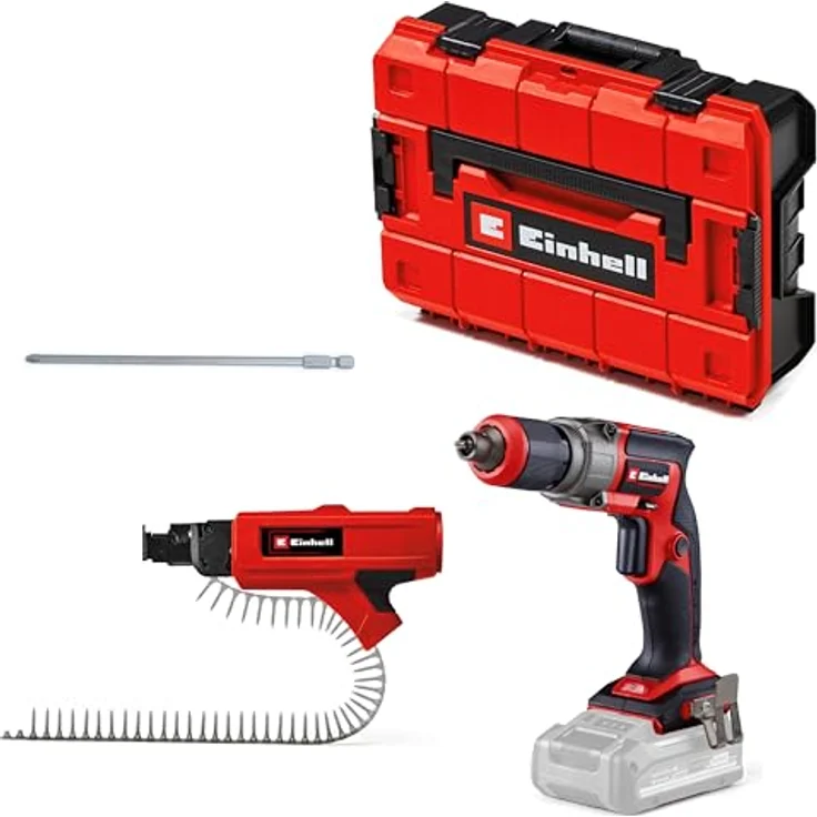Einhell Akku-Trockenbauschrauber TP-DY 18 Li BL, bürstenloser Motor, mit Magazinaufsatz, ohne Akku und Ladegerät – Bild 1