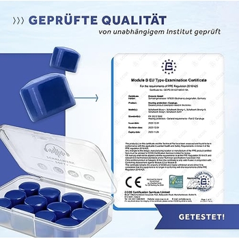 SCHALLWERK Soft+ Silikon Ohrstöpsel - Optimaler Gehörschutz Zum Schlafen Und Entspannen