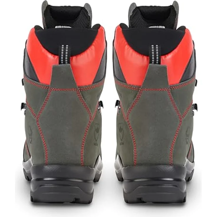OREGON® Schnittschutzstiefel Klasse 2 Fiordland, Leder, wasserdicht, bis 300°C, Größe 43, grün – Bild 3